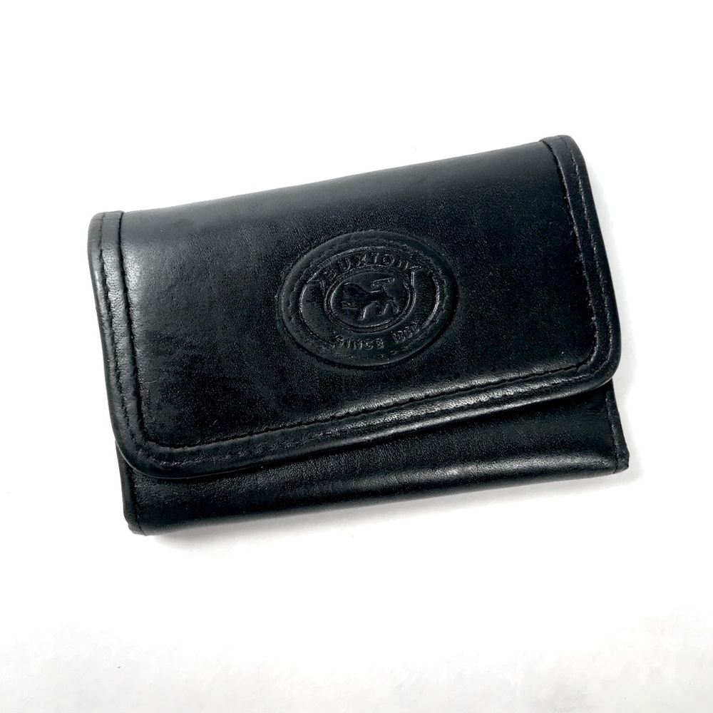 Buxon Black 6 Ring Key Holder Leather